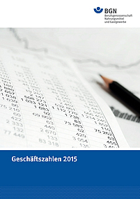 Titelseite BGN-Geschäftszahlen 2015