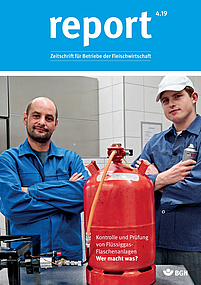 Titelseite report 4.2019 Fleischwirtschaft