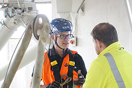Beratung Absturzsicherung in Silos