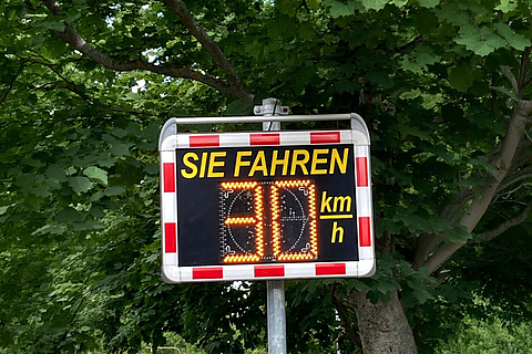 Geschwindigkeitstafel
